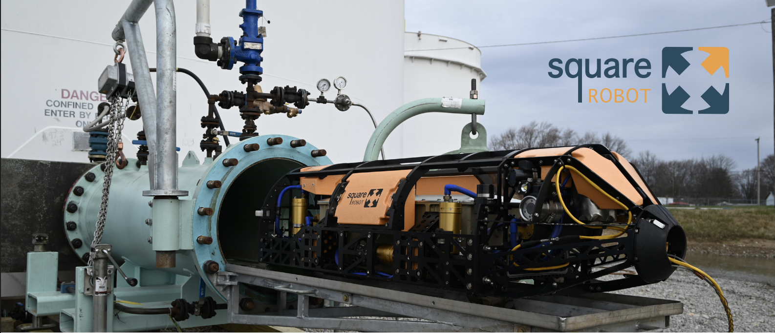 Square Robot successfully deploys new generation Submersible Tank Inspection Robot